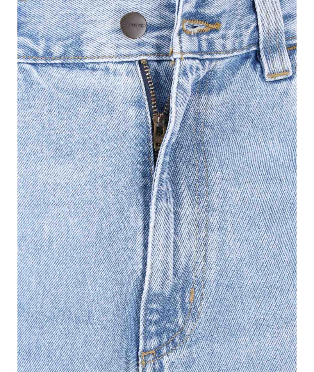 CARHARTT Синие хлопковые джинсы, фото 5