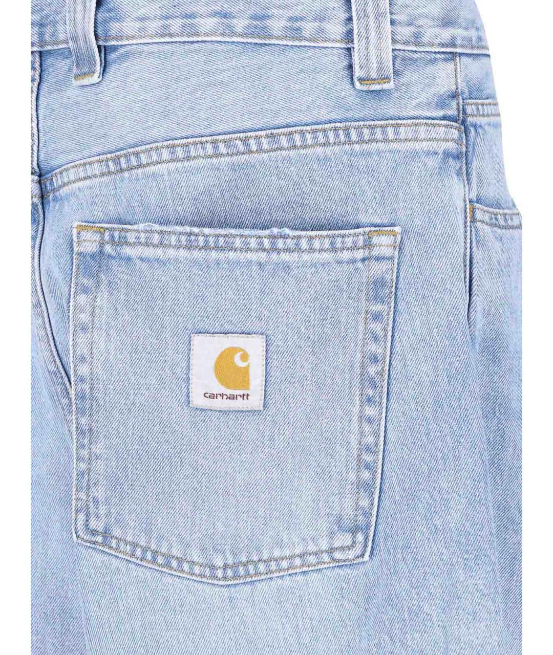 CARHARTT Синие хлопковые джинсы, фото 4