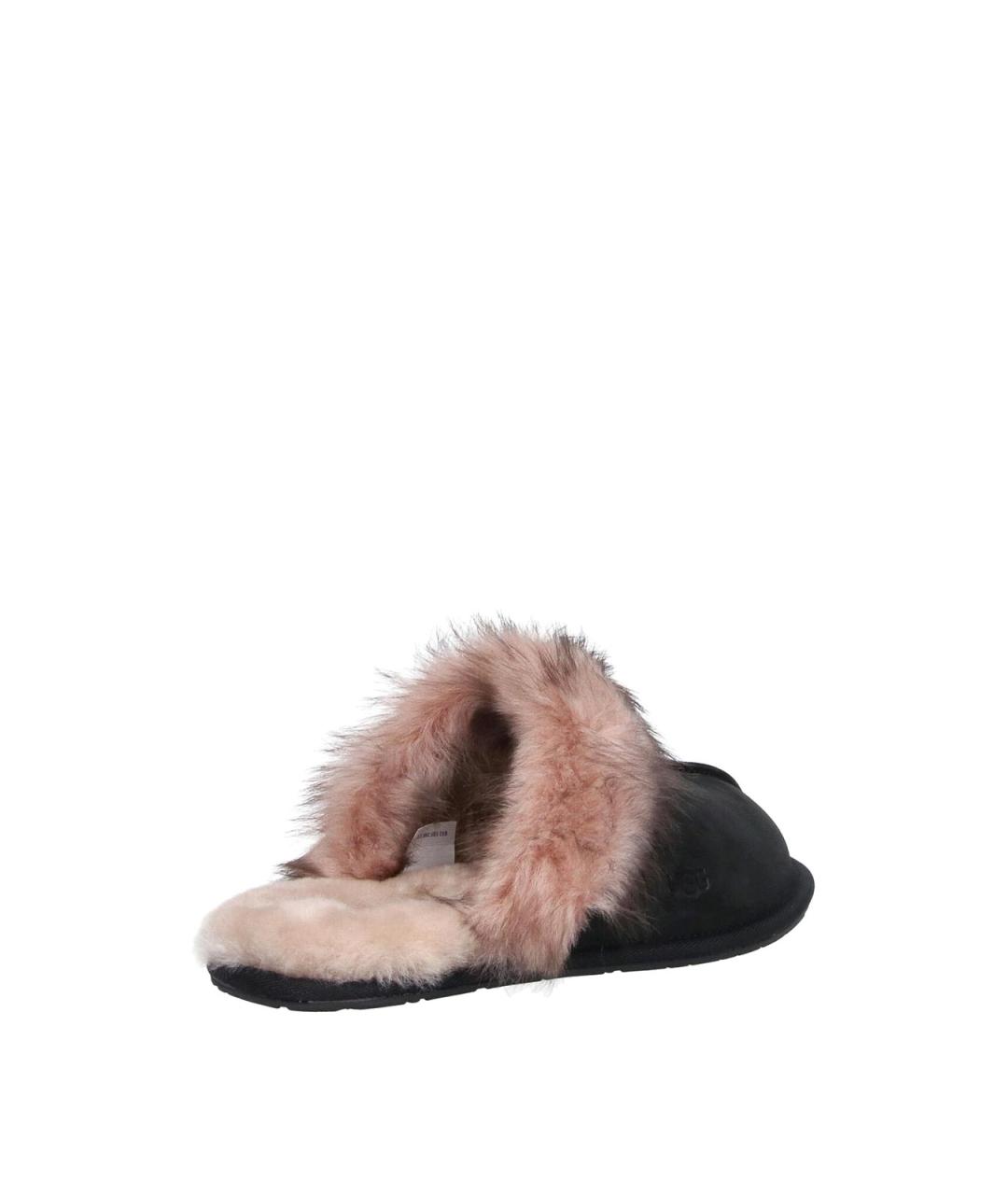 UGG Черные замшевые сабо, фото 4
