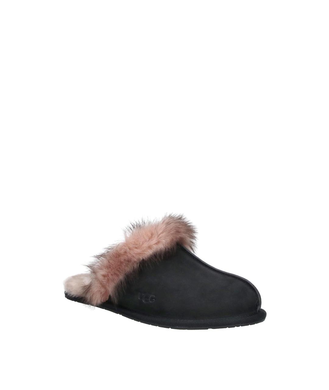 UGG Черные замшевые сабо, фото 2