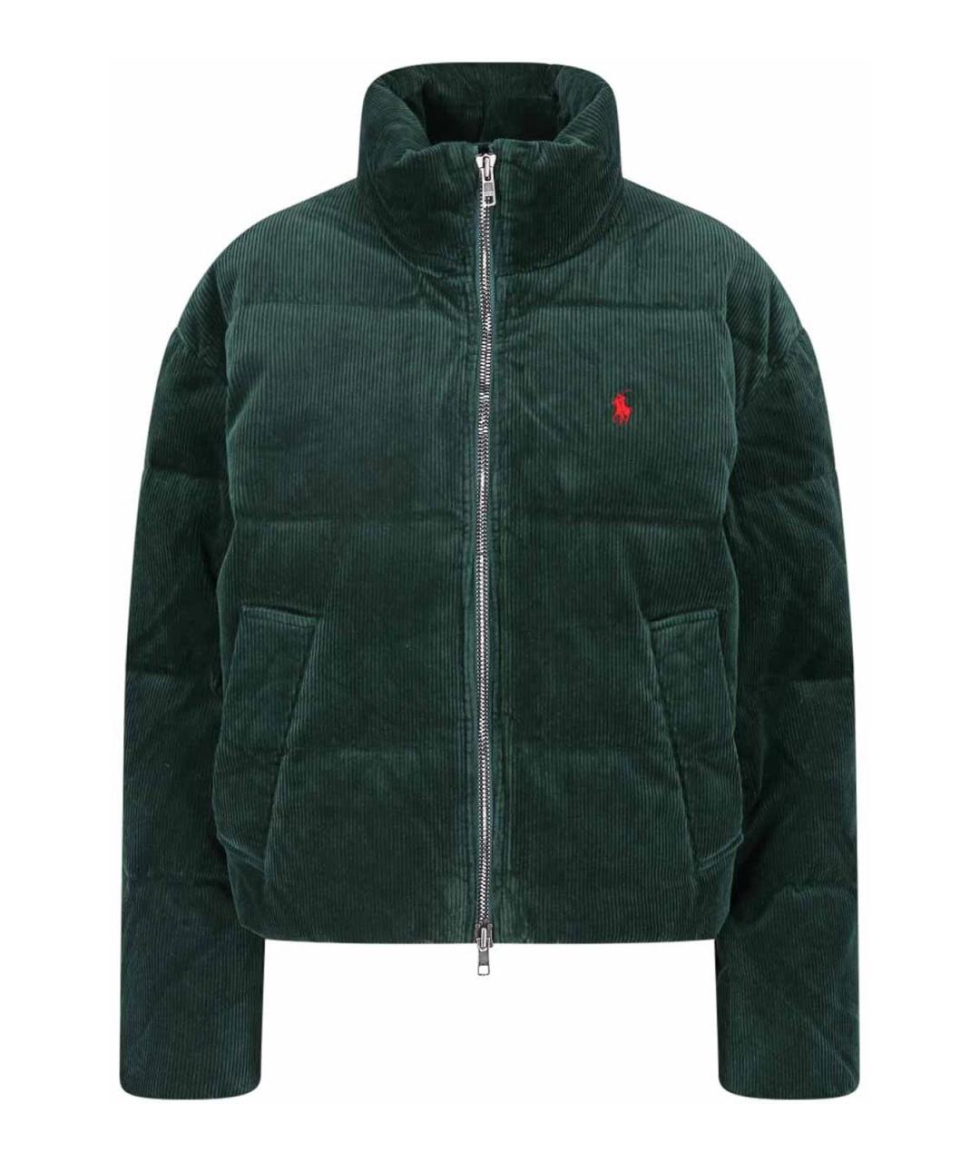 POLO RALPH LAUREN Зеленый пуховик, фото 1