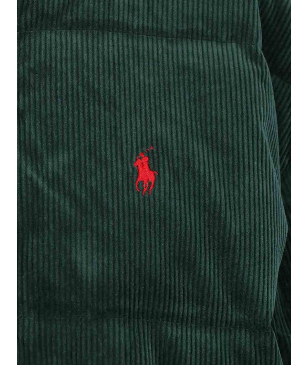 POLO RALPH LAUREN Зеленый пуховик, фото 3