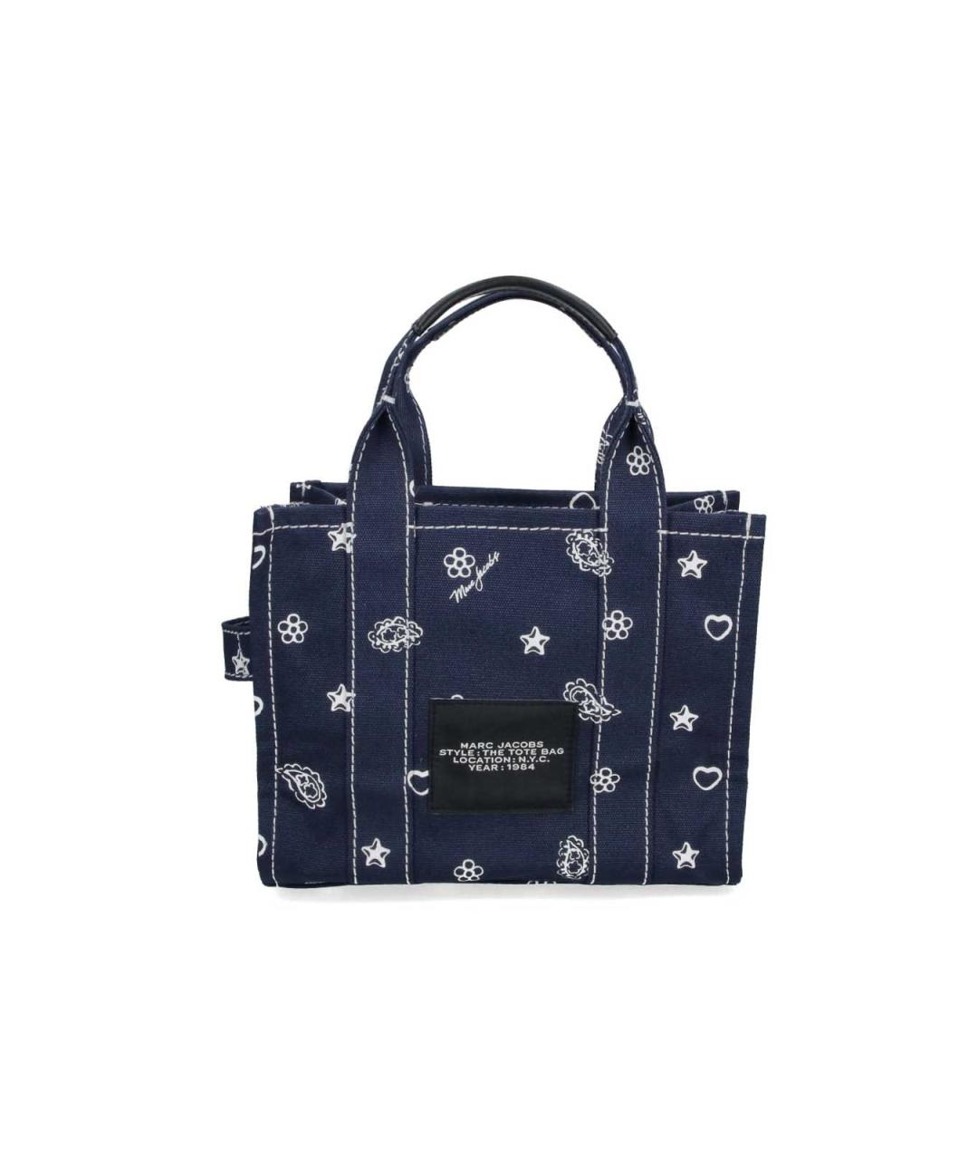 MARC JACOBS Синяя тканевая сумка тоут, фото 3