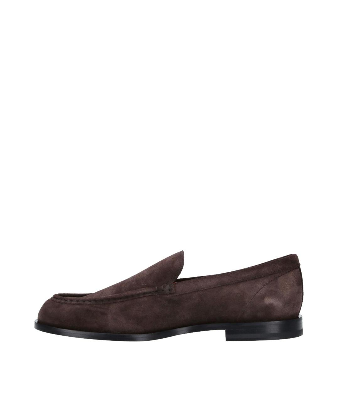 TOD'S Коричневые замшевые лоферы, фото 3