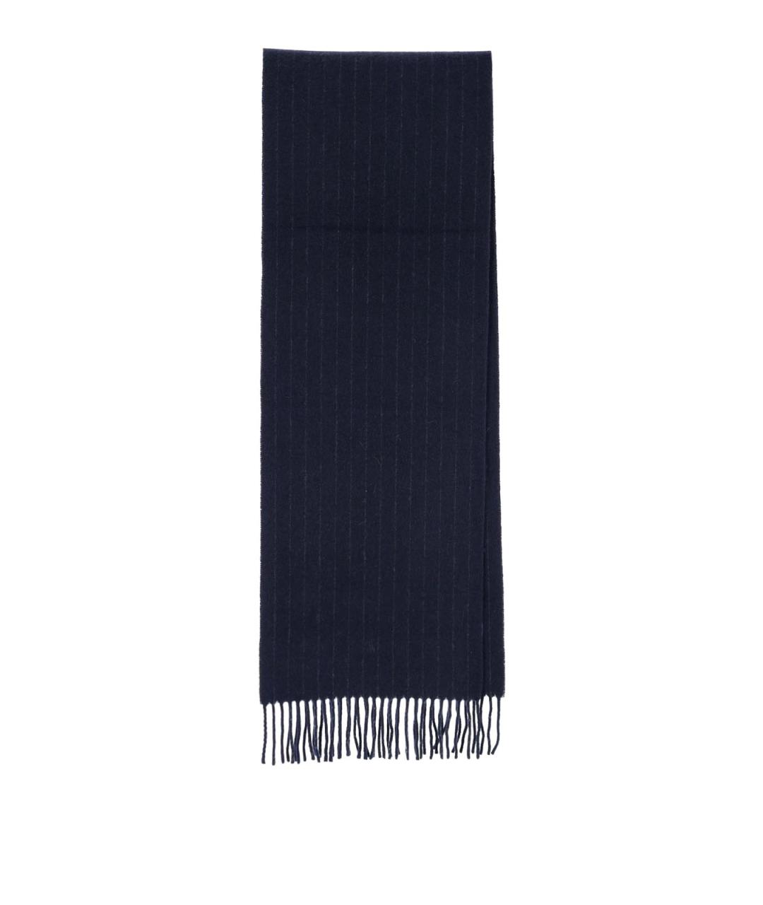 POLO RALPH LAUREN Синий кашемировый шарф, фото 1