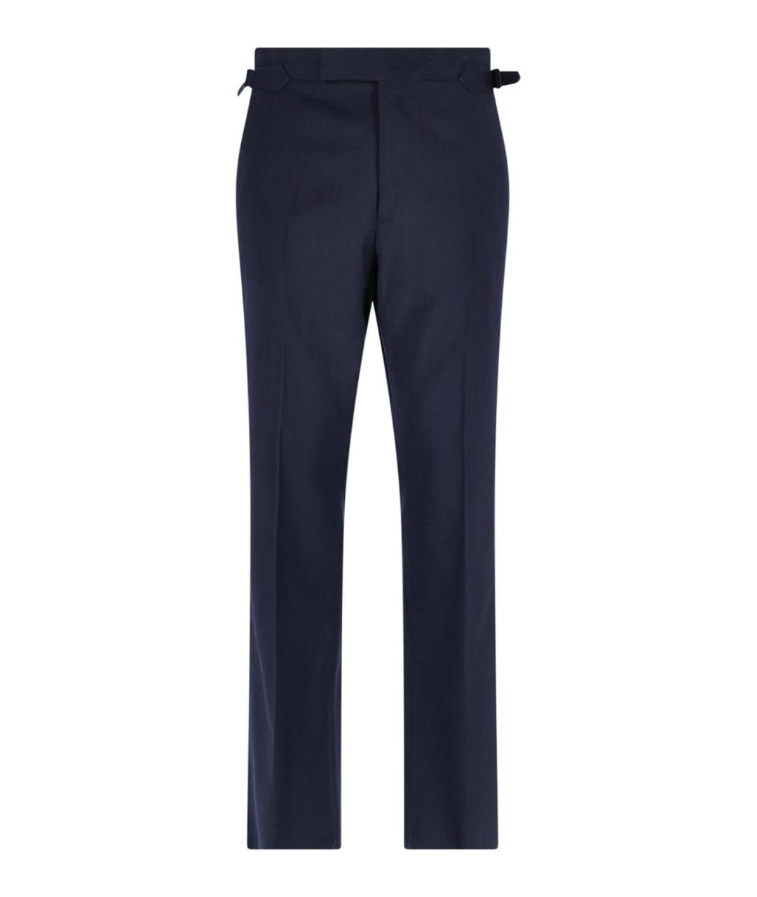 VIVIENNE WESTWOOD Синие шерстяные повседневные брюки, фото 1