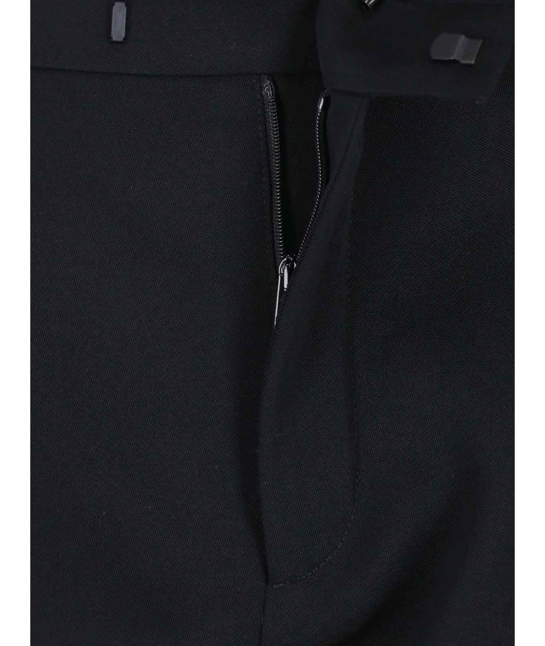 SAINT LAURENT Черные шерстяные шорты, фото 5