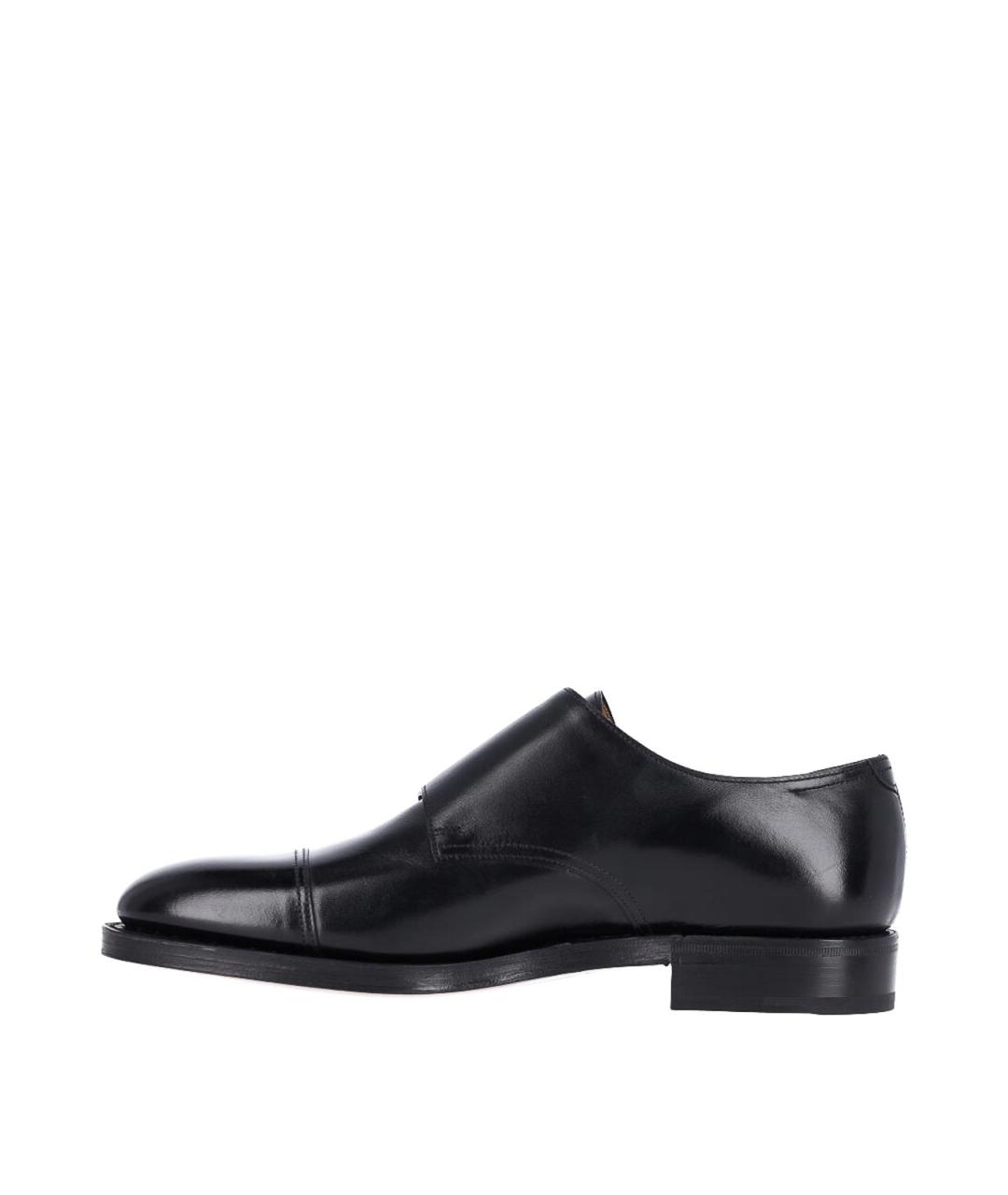 JOHN LOBB Черные кожаные туфли, фото 3