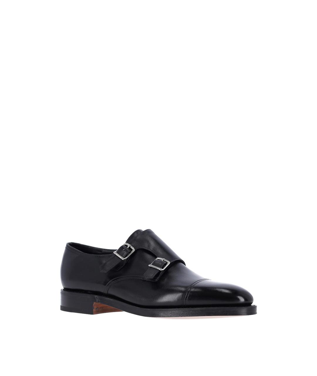 JOHN LOBB Черные кожаные туфли, фото 2