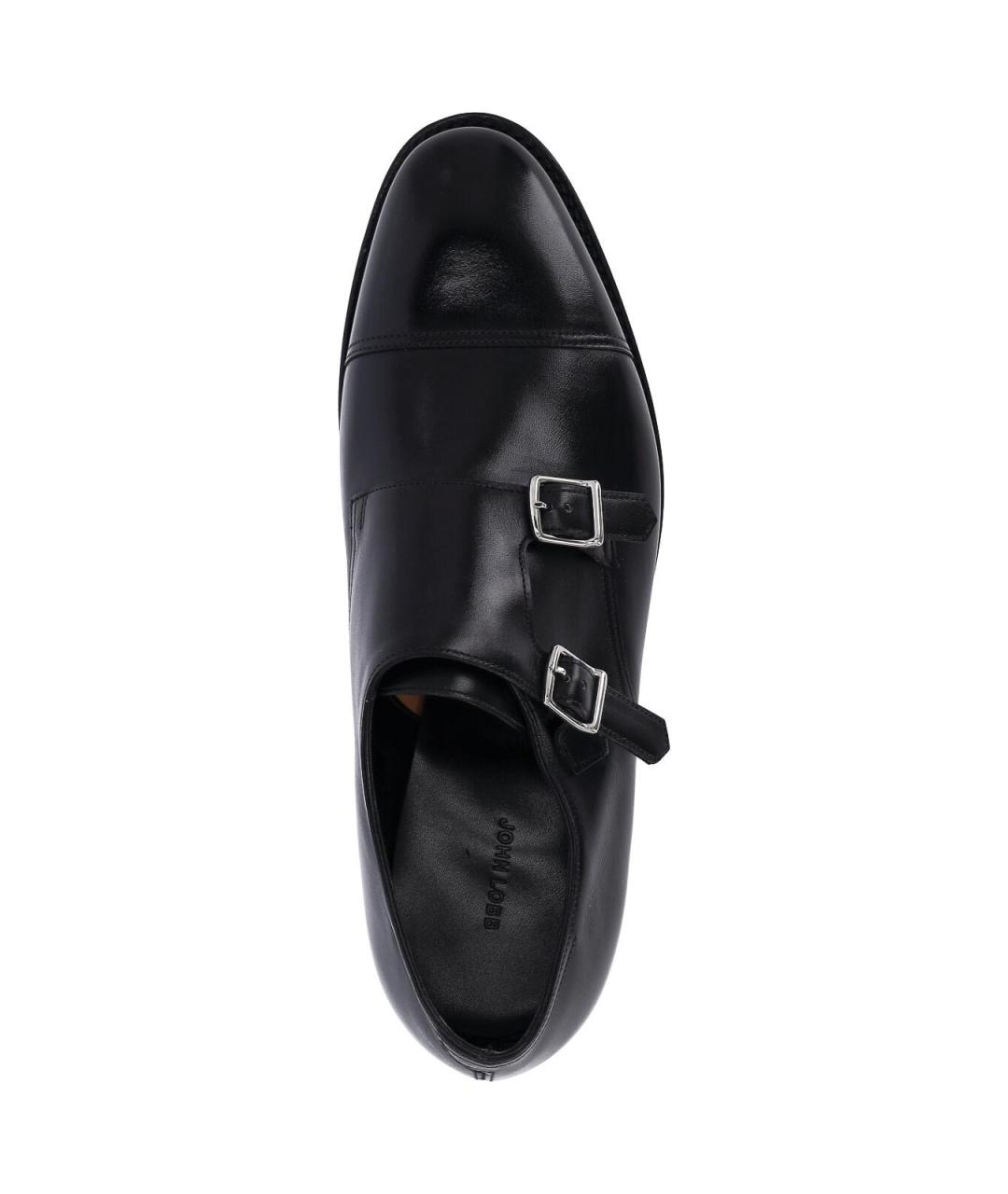 JOHN LOBB Черные кожаные туфли, фото 5