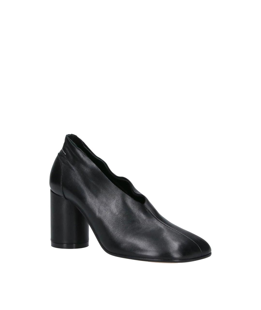 MM6 MAISON MARGIELA Черные кожаные туфли, фото 2