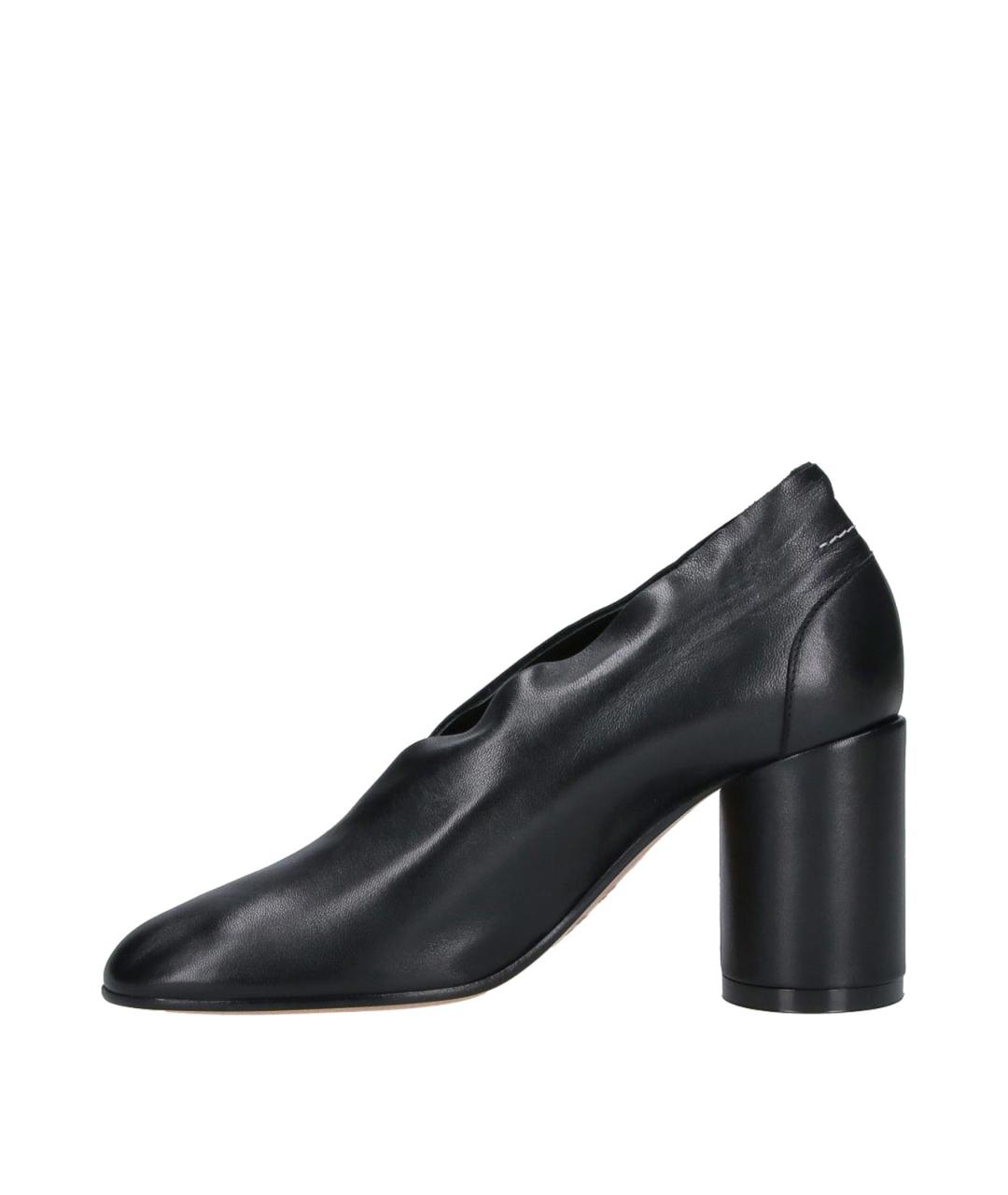 MM6 MAISON MARGIELA Черные кожаные туфли, фото 3
