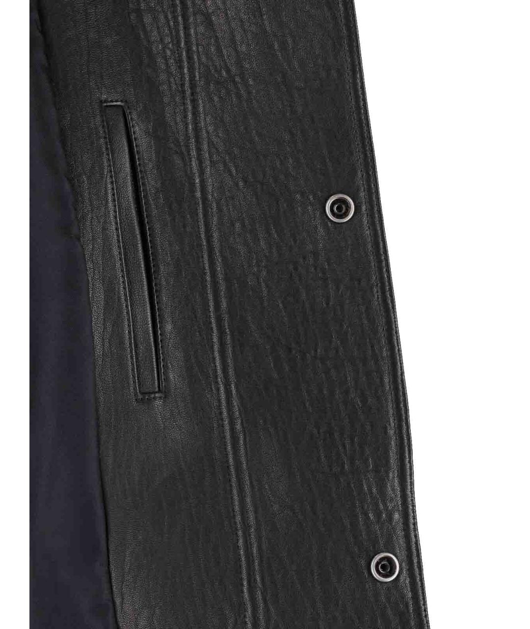 SAINT LAURENT Черная кожаная куртка, фото 5