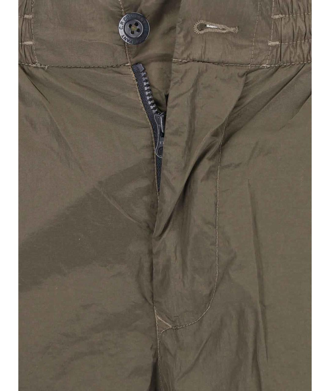 CP COMPANY Зеленые полиамидовые повседневные брюки, фото 5