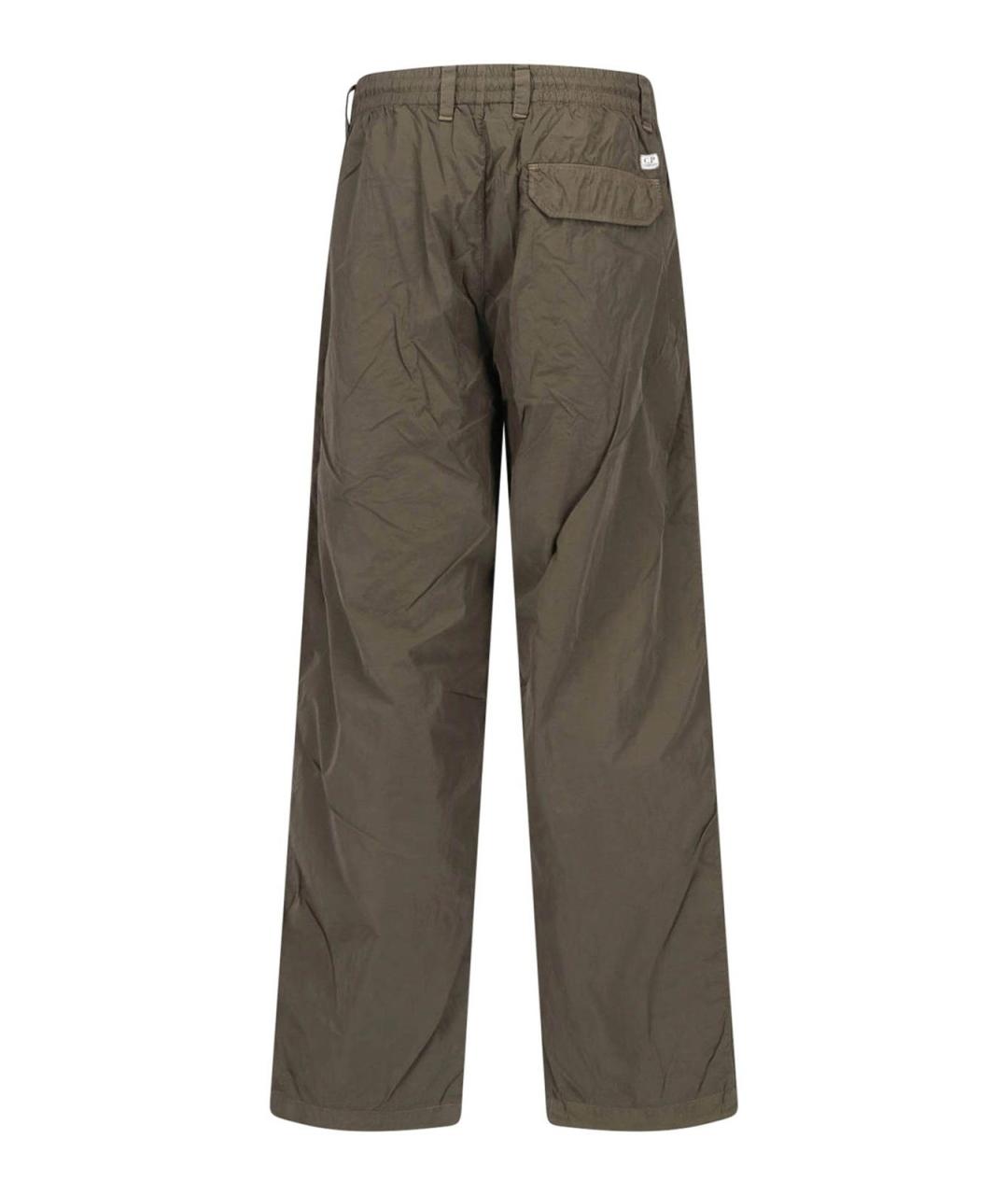 CP COMPANY Зеленые полиамидовые повседневные брюки, фото 2