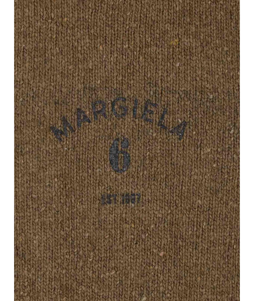 MM6 MAISON MARGIELA Зеленый шерстяной джемпер / свитер, фото 3