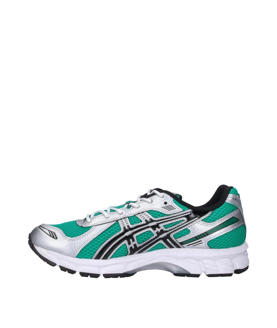 ASICS Зеленые кожаные низкие кроссовки / кеды, фото 3