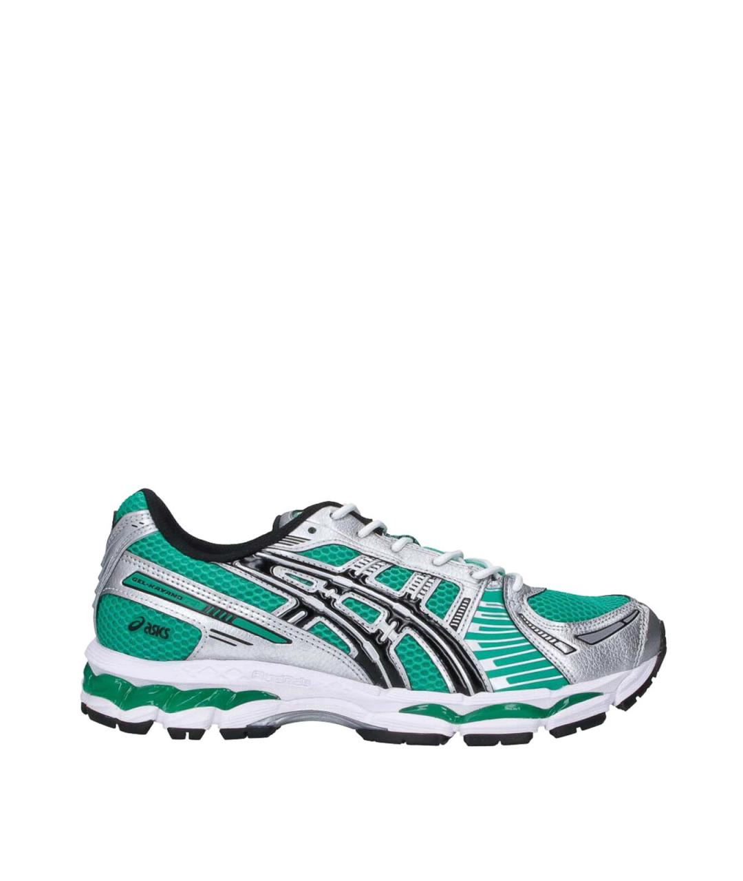 ASICS Зеленые кожаные низкие кроссовки / кеды, фото 1