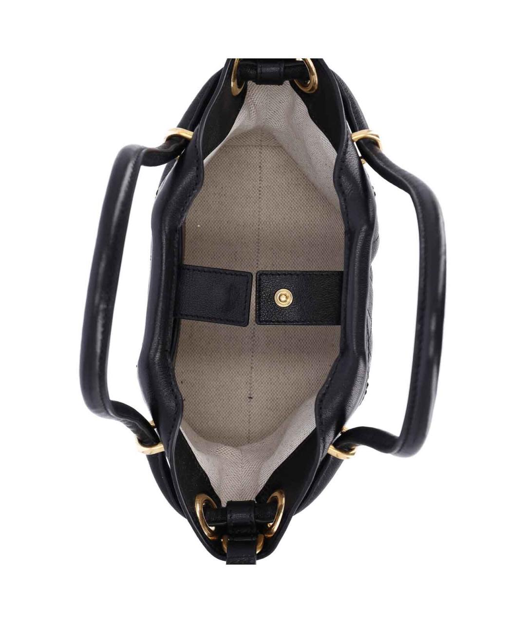 BALMAIN Черная кожаная сумка тоут, фото 4