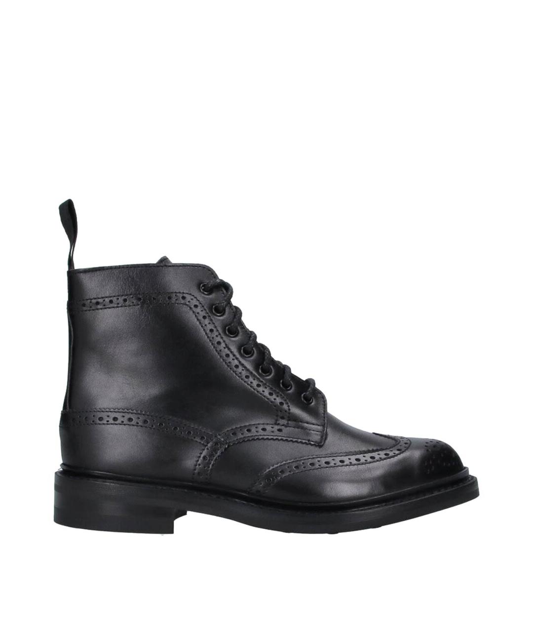 TRICKER'S Черные кожаные ботинки, фото 6