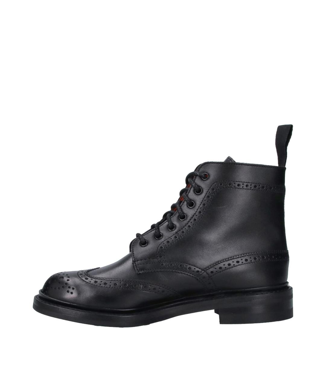 TRICKER'S Черные кожаные ботинки, фото 3