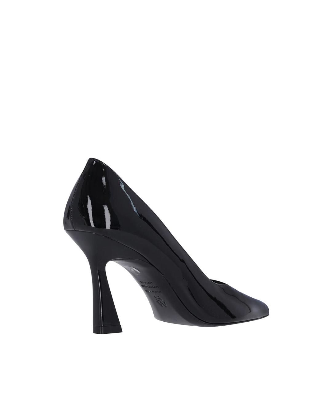 STUART WEITZMAN Черные кожаные туфли, фото 4