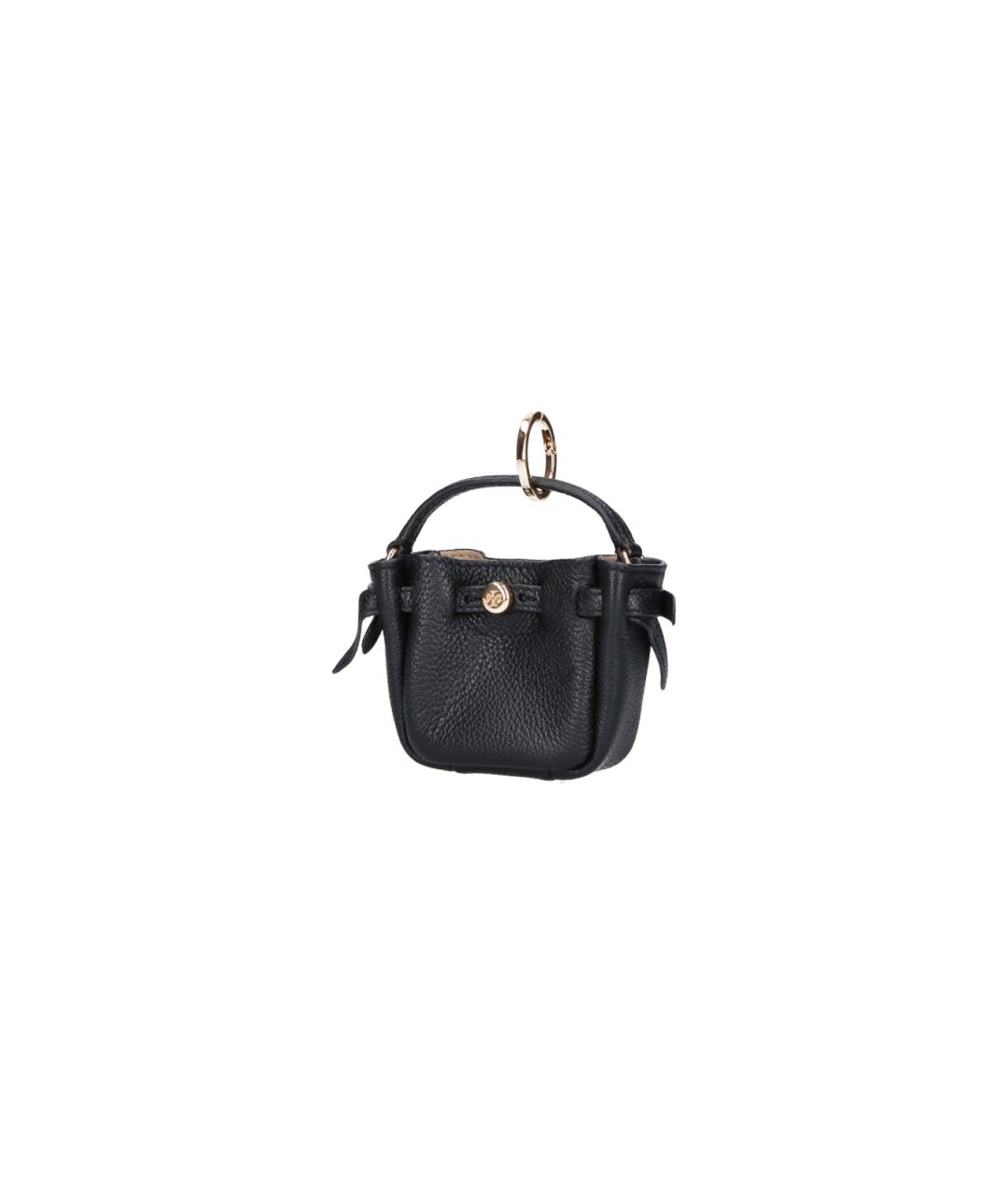 TORY BURCH Черный брелок, фото 2