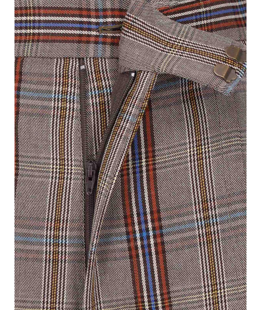 VIVIENNE WESTWOOD Мульти вискозные прямые брюки, фото 5