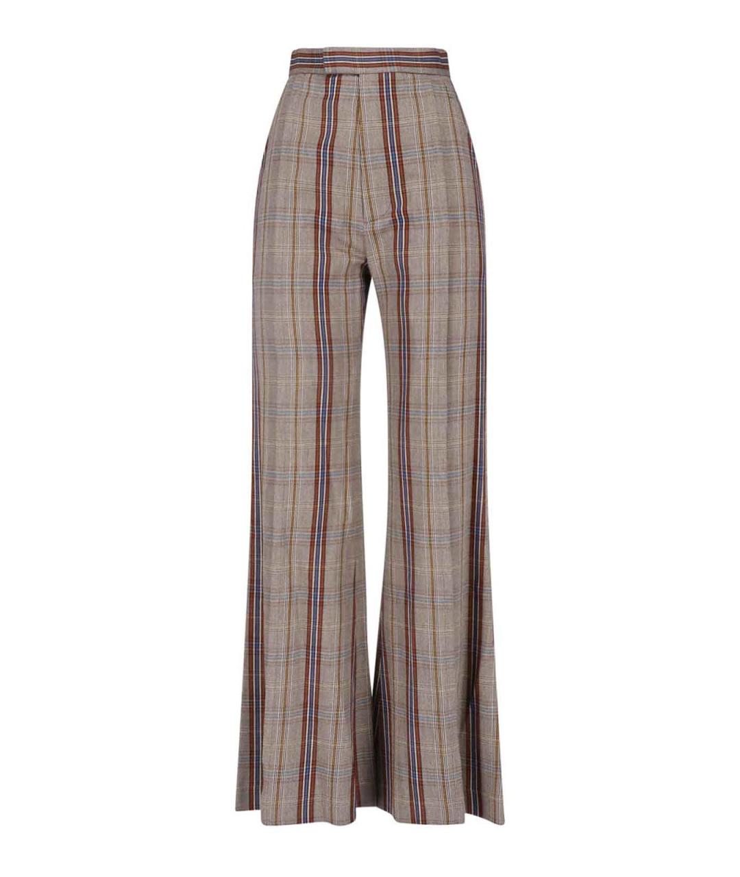 VIVIENNE WESTWOOD Мульти вискозные прямые брюки, фото 1