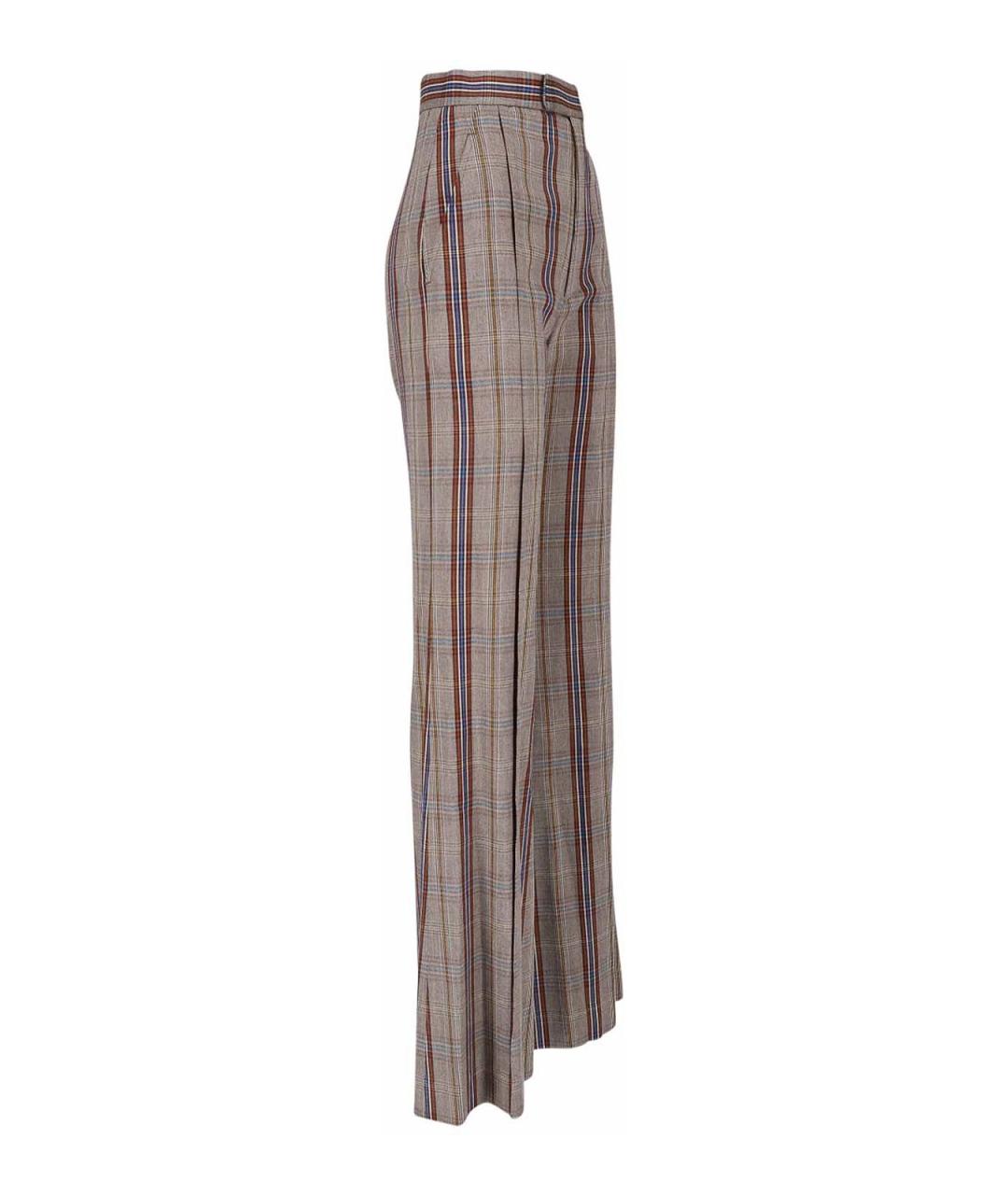 VIVIENNE WESTWOOD Мульти вискозные прямые брюки, фото 3
