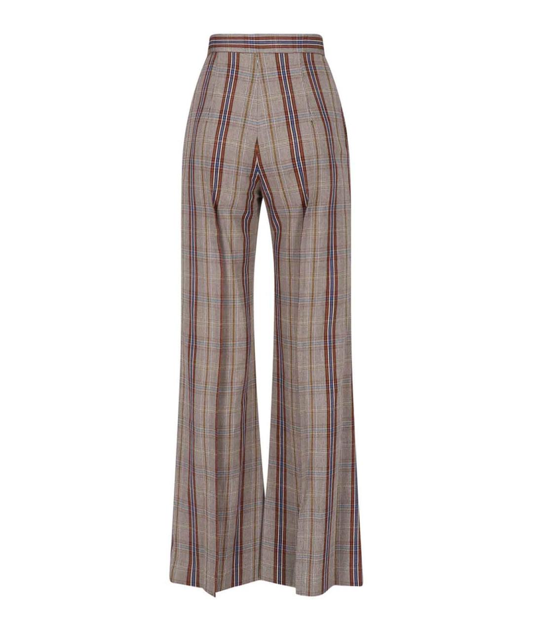 VIVIENNE WESTWOOD Мульти вискозные прямые брюки, фото 2