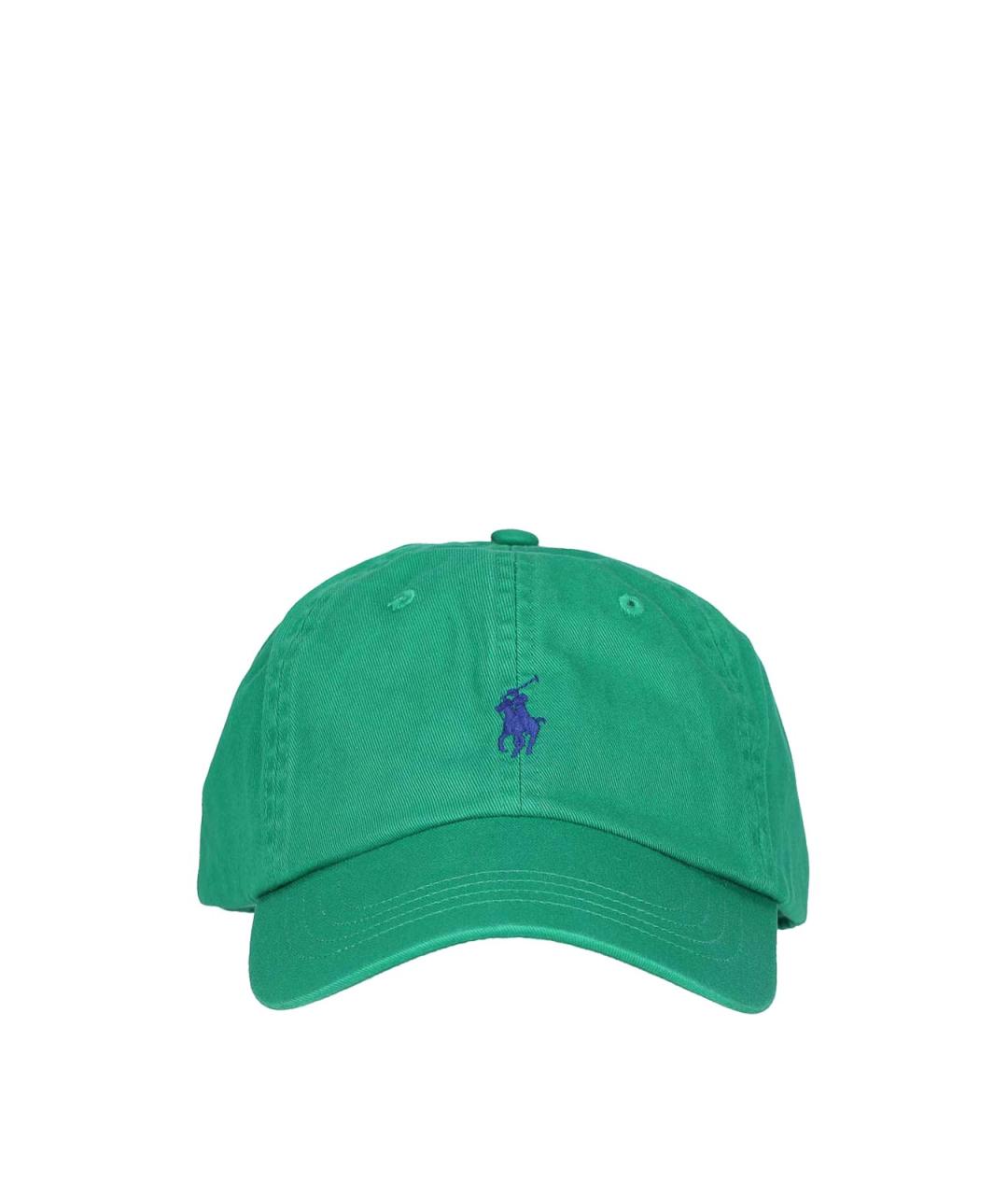 POLO RALPH LAUREN Зеленая хлопковая кепка/бейсболка, фото 4