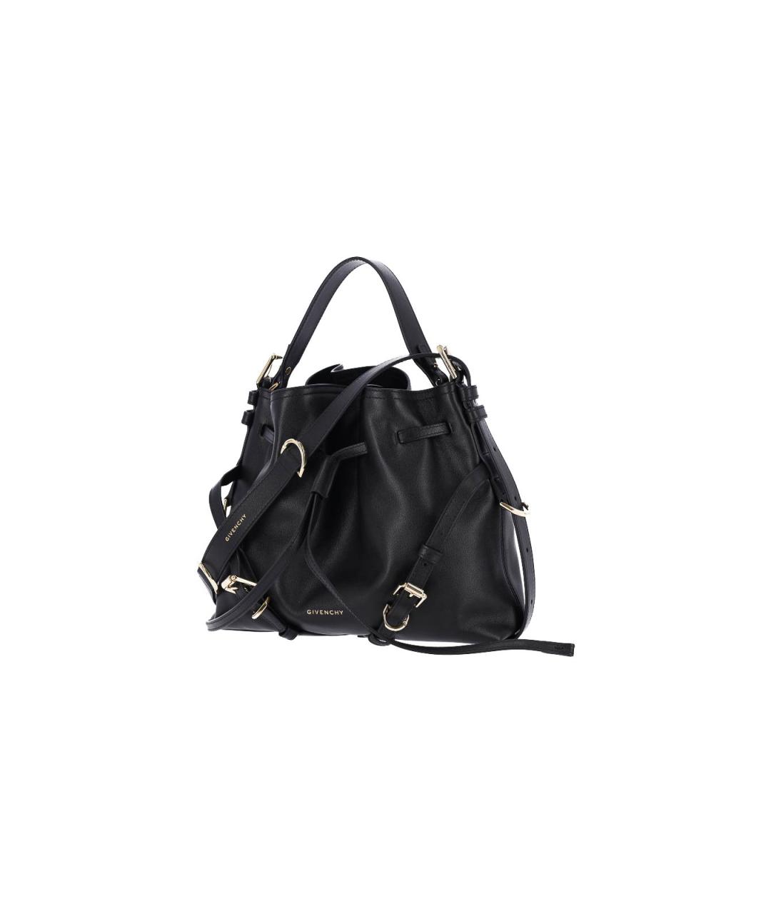 GIVENCHY Черная кожаная сумка тоут, фото 2