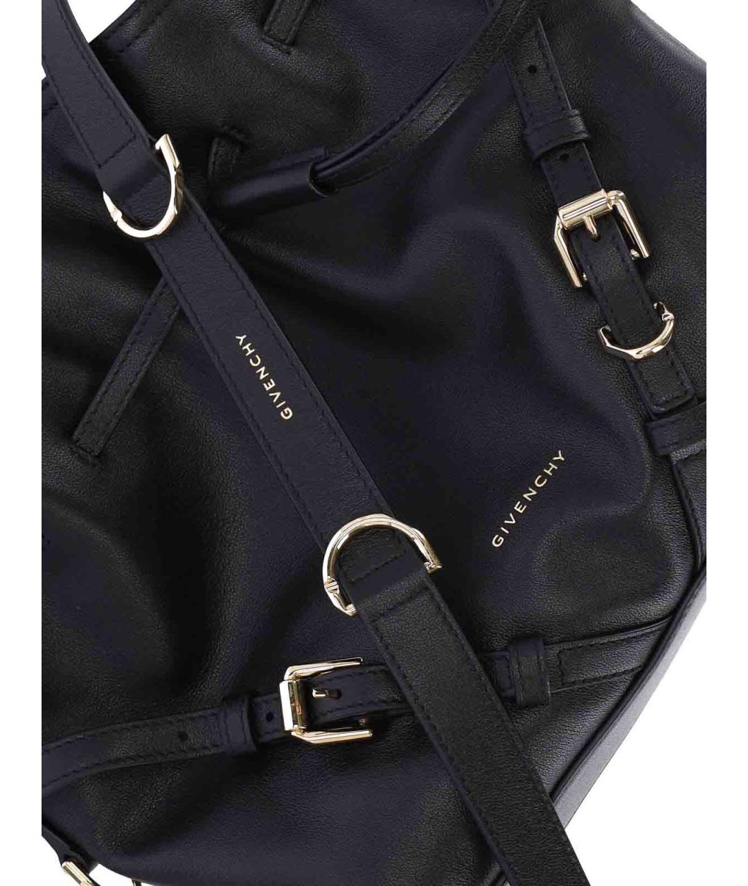 GIVENCHY Черная кожаная сумка тоут, фото 4