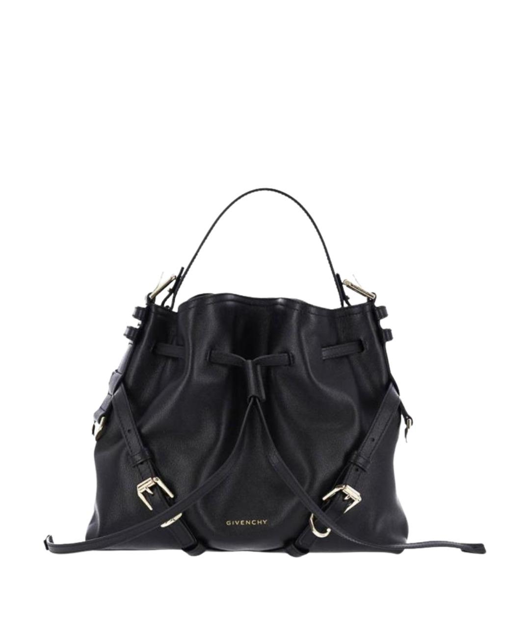 GIVENCHY Черная кожаная сумка тоут, фото 1