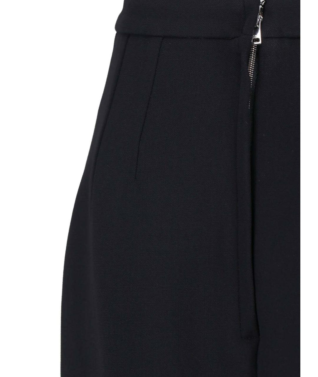 DOLCE&GABBANA Черная шерстяная юбка миди, фото 5