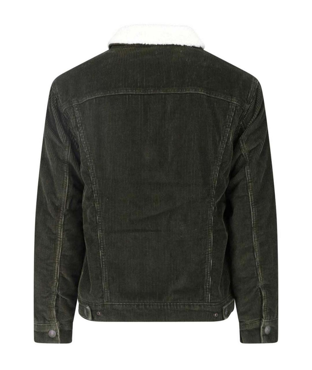 LEVI'S Зеленая хлопковая куртка, фото 2
