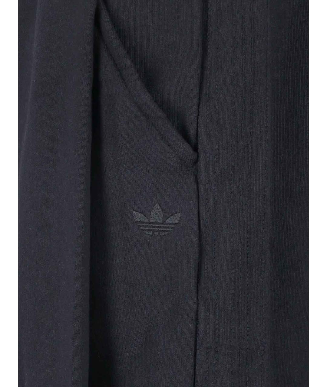 ADIDAS Черные хлопковые повседневные брюки, фото 5