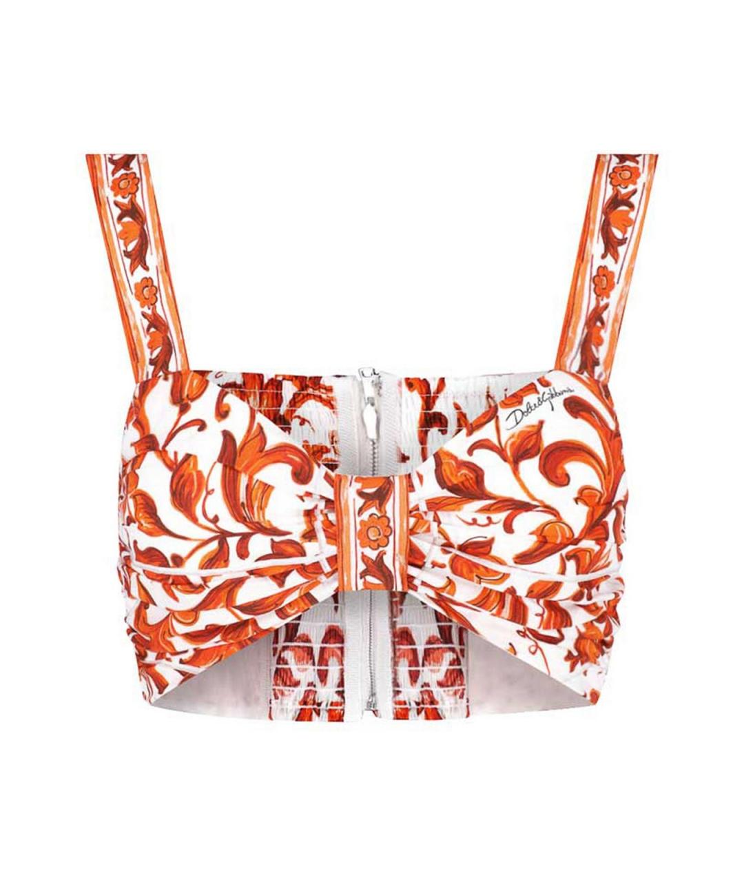 DOLCE&GABBANA Мульти хлопковая майка, фото 1