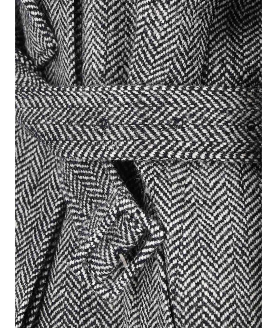 LARDINI Серое шерстяное пальто, фото 4
