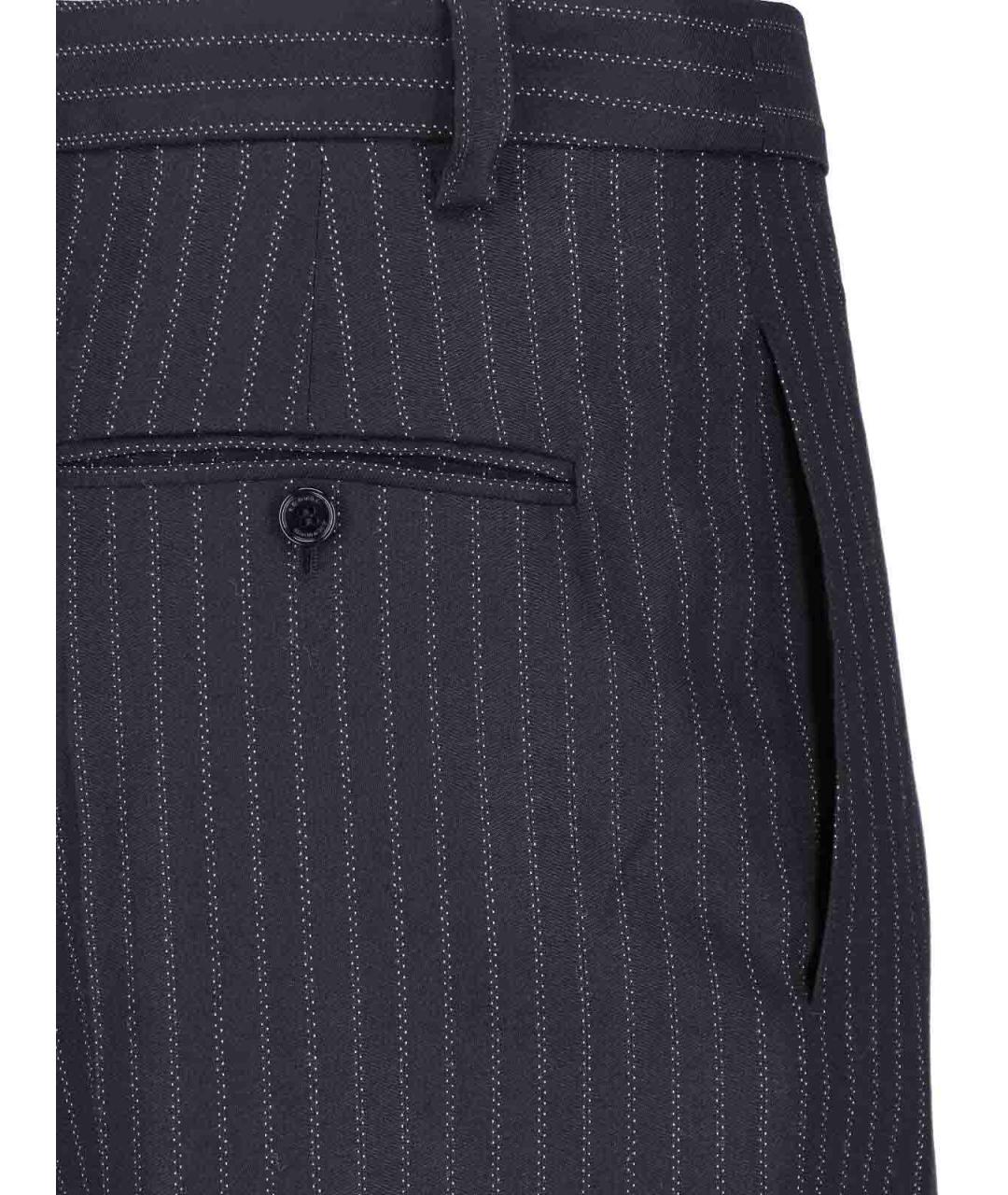 ISABEL MARANT Черные шерстяные прямые брюки, фото 4