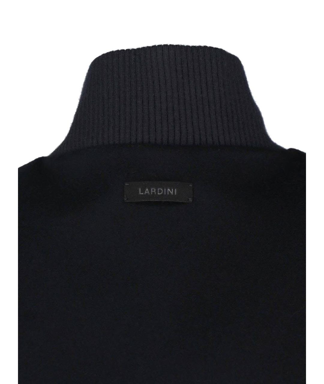 LARDINI Черная шерстяная куртка, фото 3
