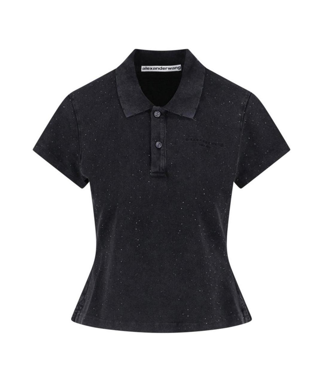 ALEXANDER WANG Черная футболка, фото 1