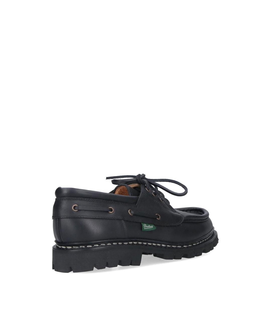 PARABOOT Черные кожаные низкие ботинки, фото 4