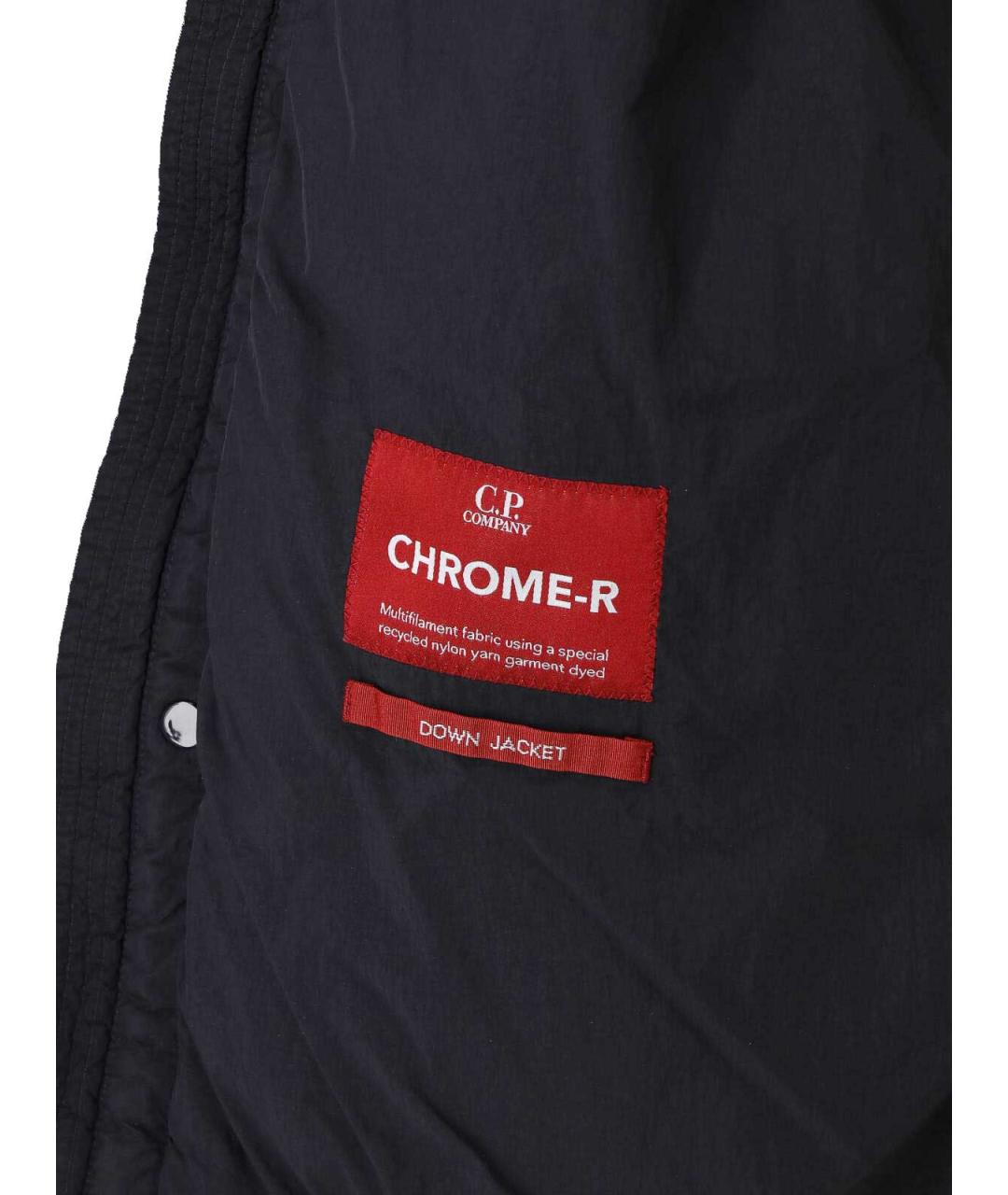 CP COMPANY Черный полиамидовый пуховик, фото 5