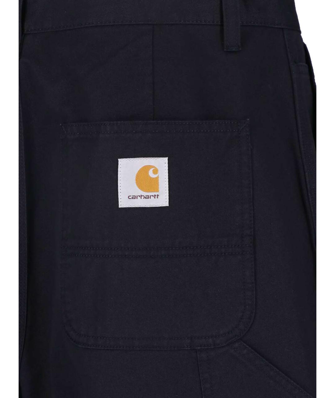 CARHARTT Черные хлопковые повседневные брюки, фото 4
