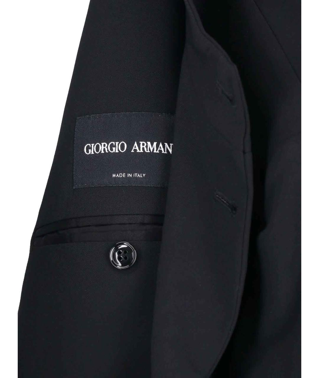 GIORGIO ARMANI Черный шерстяной пиджак, фото 5