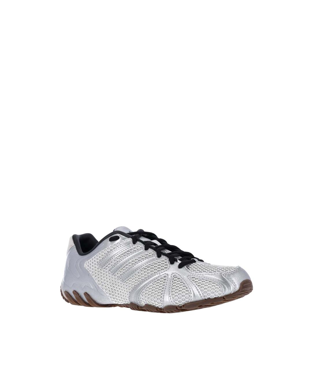 ADIDAS Серебряные текстильные кроссовки, фото 2