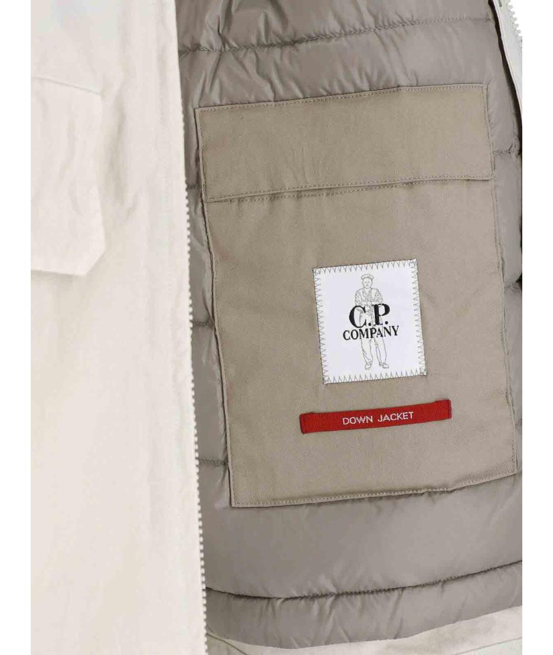 CP COMPANY Белая полиамидовая куртка, фото 4