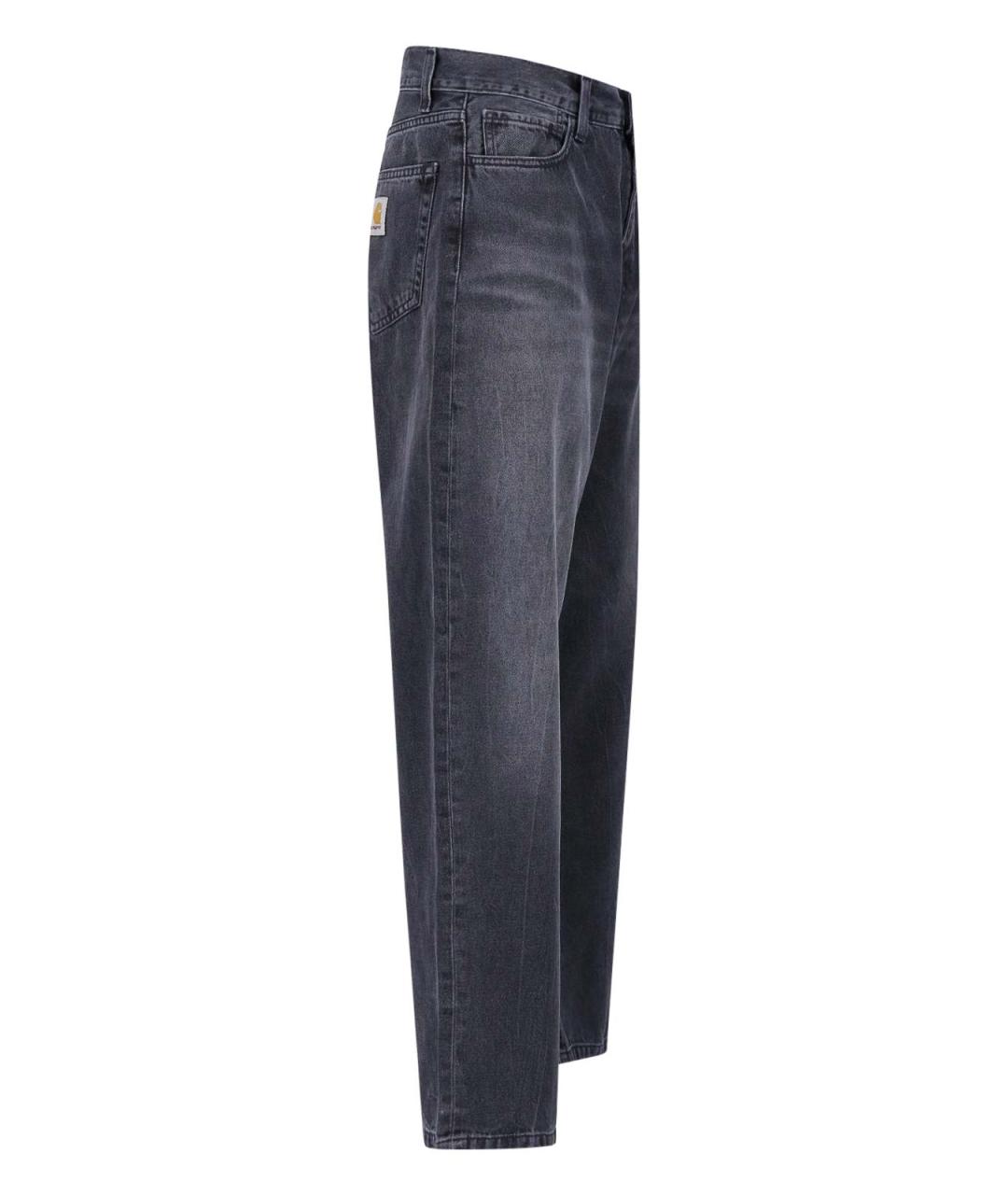 CARHARTT Черные хлопковые прямые джинсы, фото 3